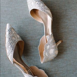Badgley Mischka 'Ginny' Embellished d'Orsay Pump